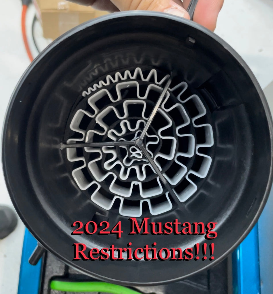 Intake Restriction in 2024 S650 Mustang GT's!